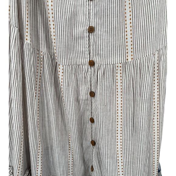 Veronica Beard dress Abilene tie detail cotton blend cover up X-Large XL - Picture 5 of 11